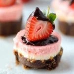 Valentines-Day-Chocolate-Strawberry-Mini-Cheesecakes-Recipe