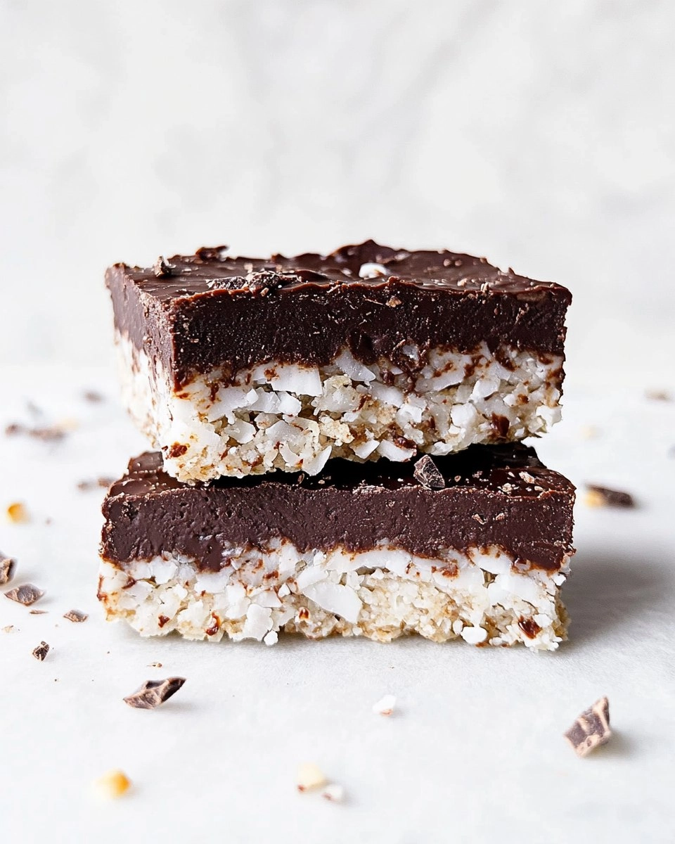 Valentine’s Day  Coconut-Chocolate Keto Bars