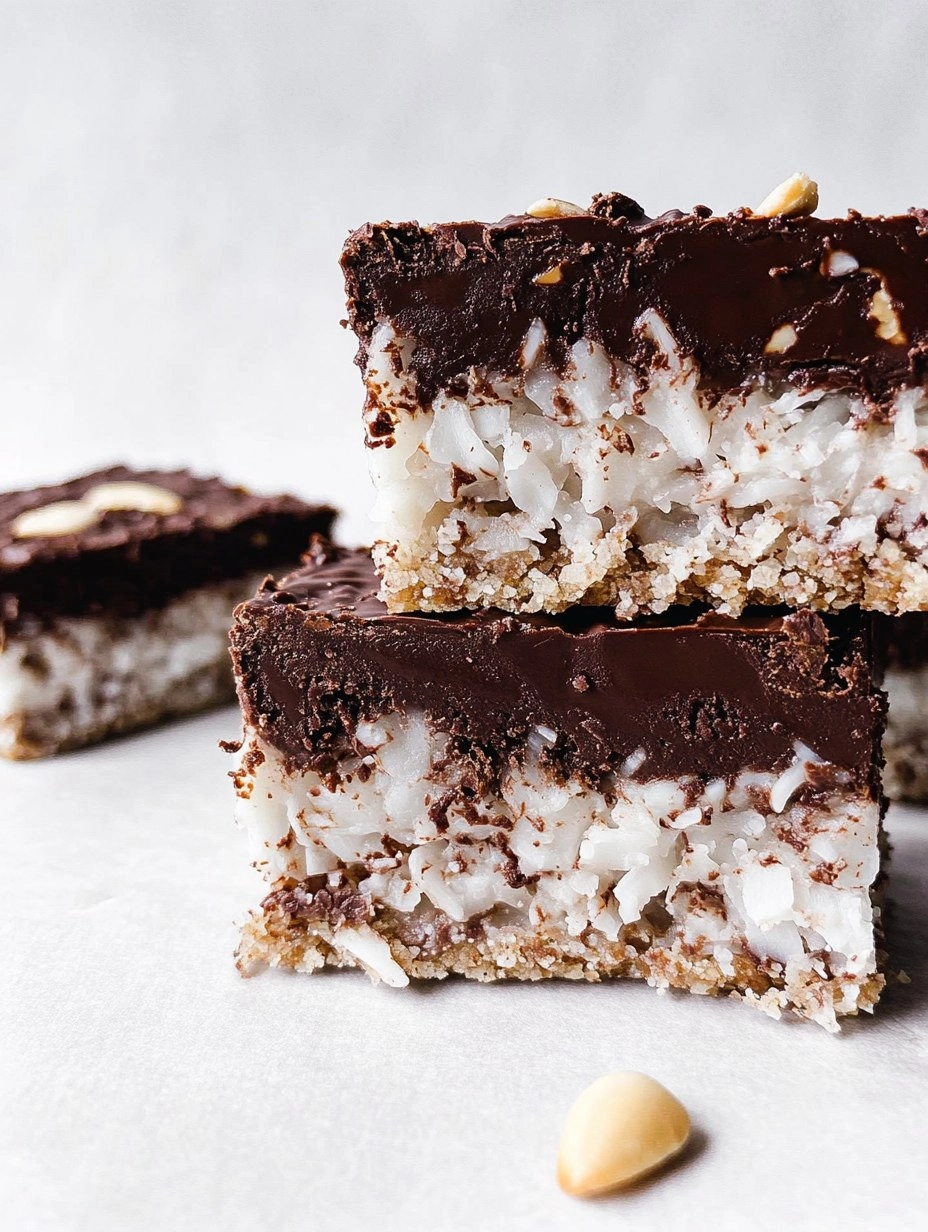 Valentine’s Day  Coconut-Chocolate Keto Bars