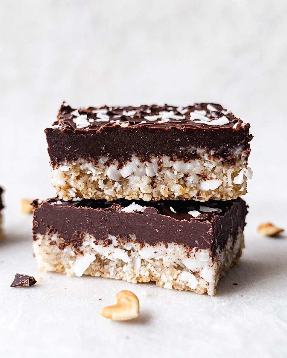 Valentine’s Day  Coconut-Chocolate Keto Bars
