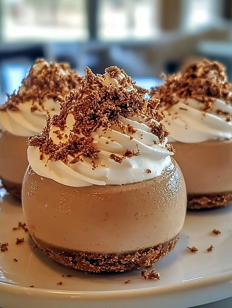 Valentine’s Day Decadent Gingerbread Latte Mousse Domes