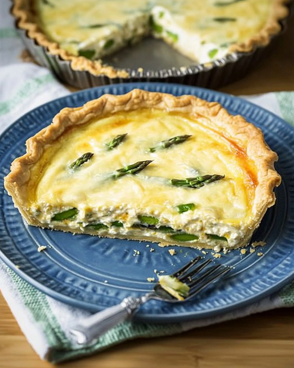 Asparagus and Gruyere Quiche | Easy Spring Breakfast