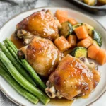 Baked Honey Garlic Chicken Thighs with Veggies 113 Baked-Honey-Garlic-Chicken-Thighs-with-Veggies-Recipe
