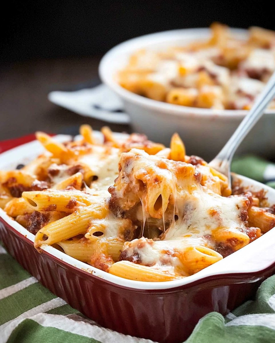 Baked Penne | Cheesy Oven-Baked Pasta Casserole
