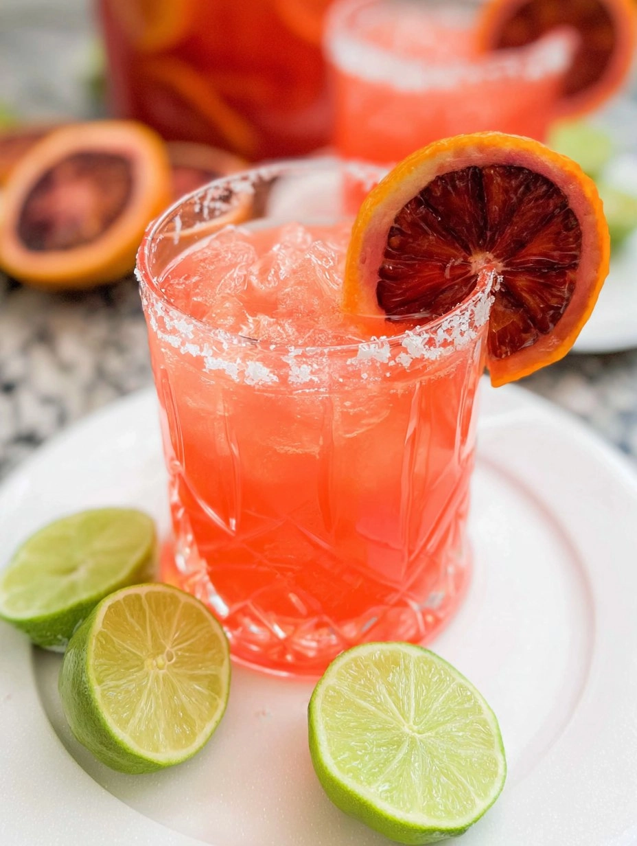 Blood Orange Margarita Pitcher (Easy Big-Batch Citrus Cocktail) 81 Blood Orange Margarita Pitcher (Easy Big-Batch Citrus Cocktail)
