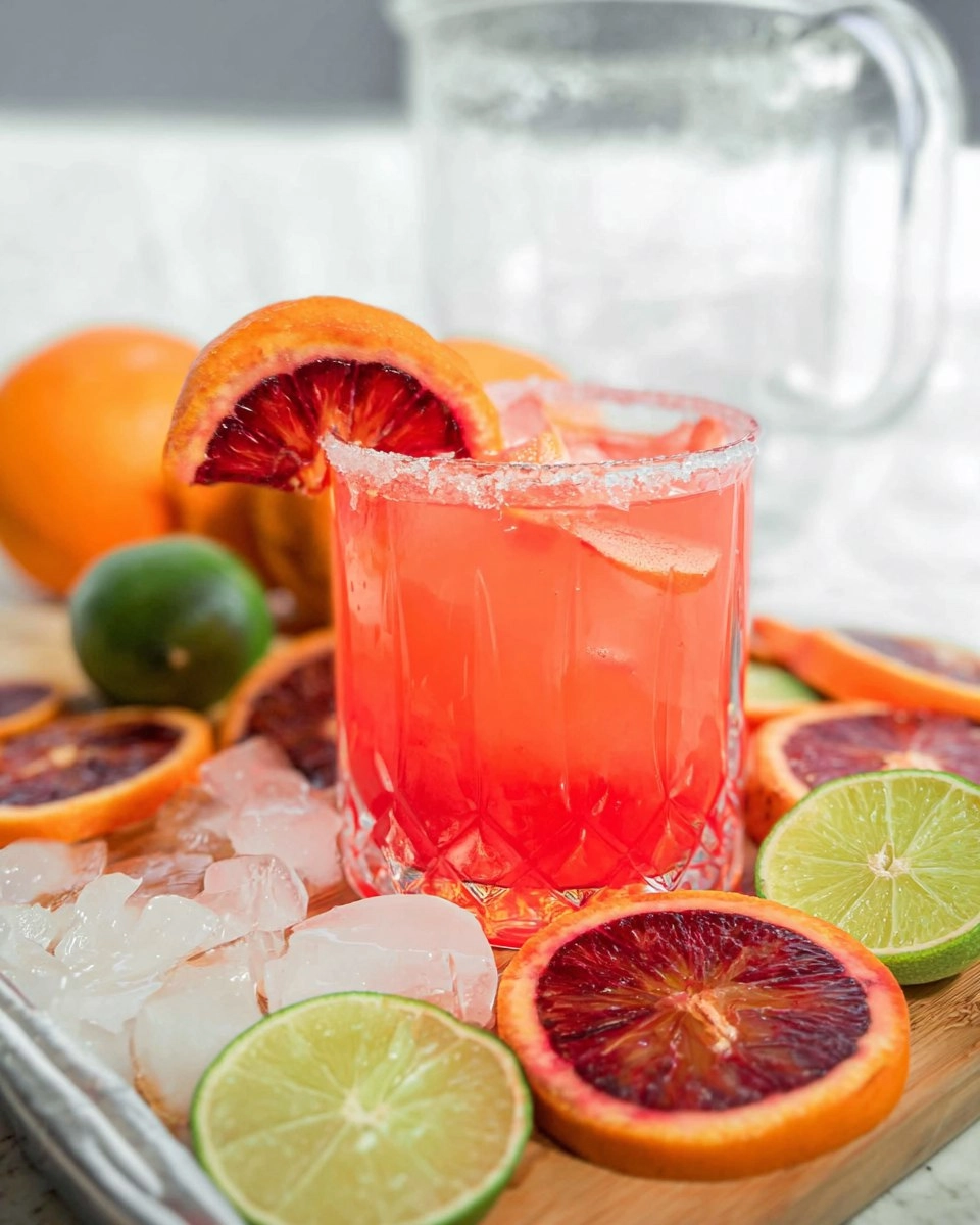 Blood Orange Margarita Pitcher (Easy Big-Batch Citrus Cocktail) 82 Blood Orange Margarita Pitcher (Easy Big-Batch Citrus Cocktail)