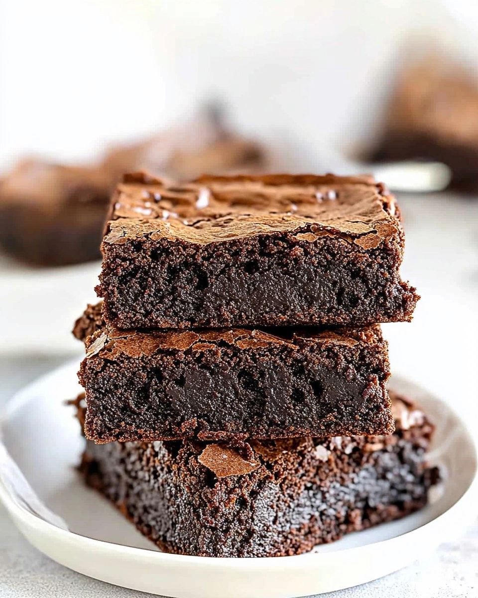 Brownies | Fudgy Dark Chocolate Brownies