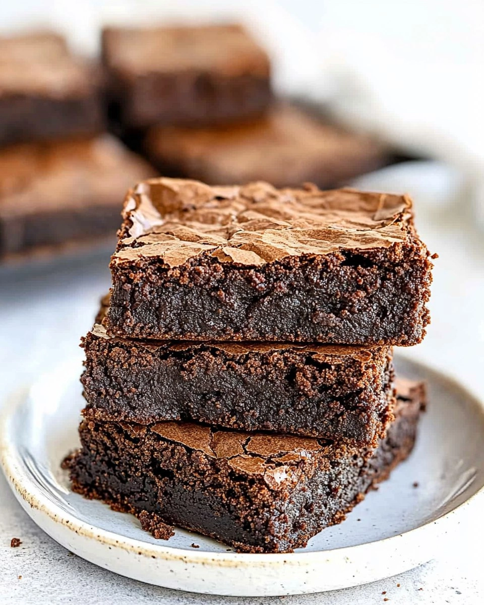 Brownies | Fudgy Dark Chocolate Brownies