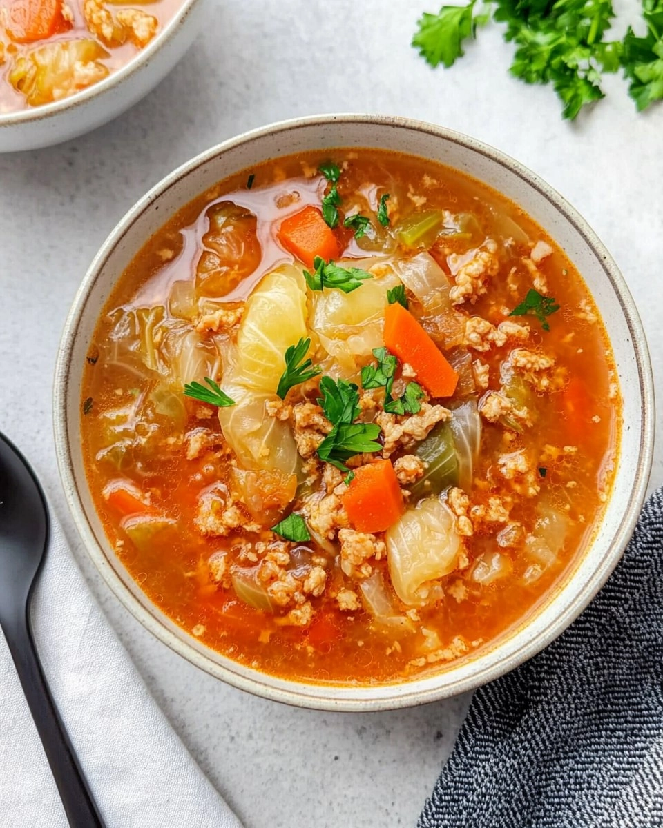 Cabbage Roll Soup (All the Flavor, No Rolling)