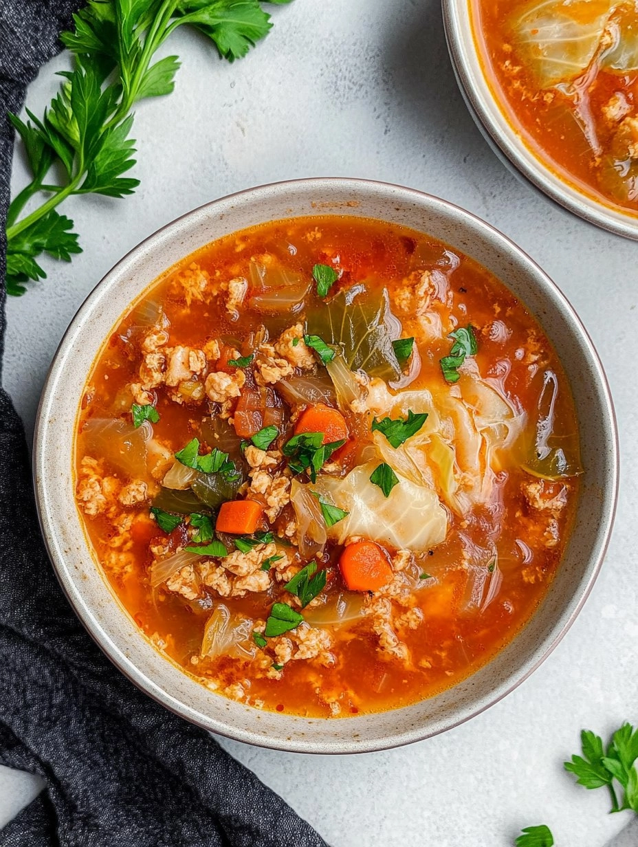 Cabbage Roll Soup (All the Flavor, No Rolling)