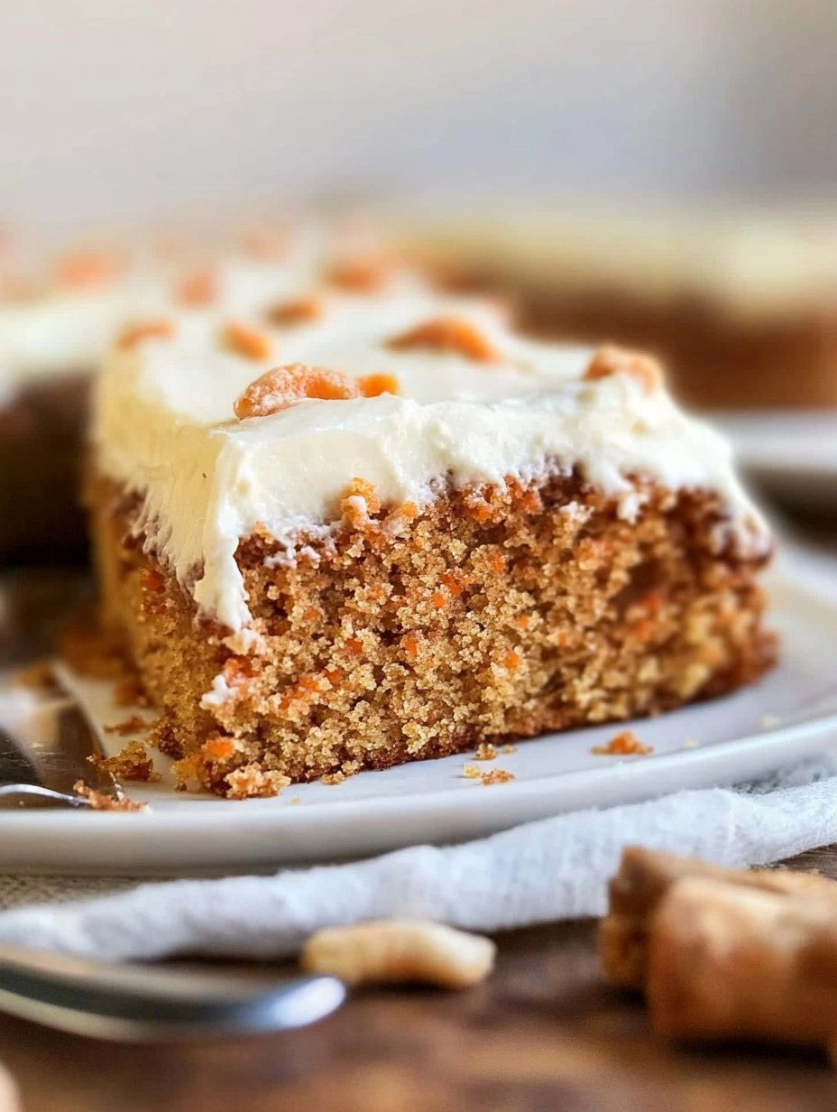 Carrot Cake Sheet Cake with Thick Cream Cheese Frosting