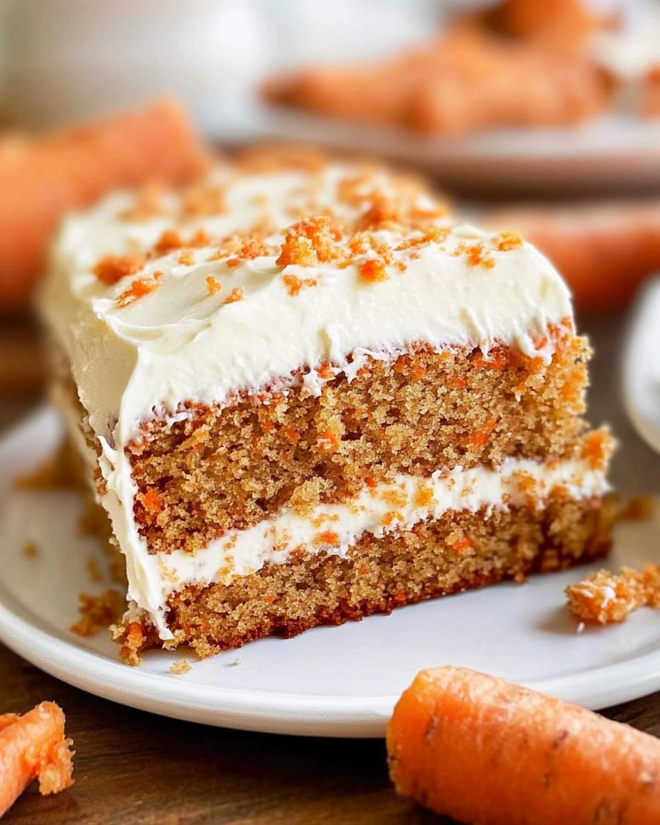 Carrot Cake Sheet Cake with Thick Cream Cheese Frosting