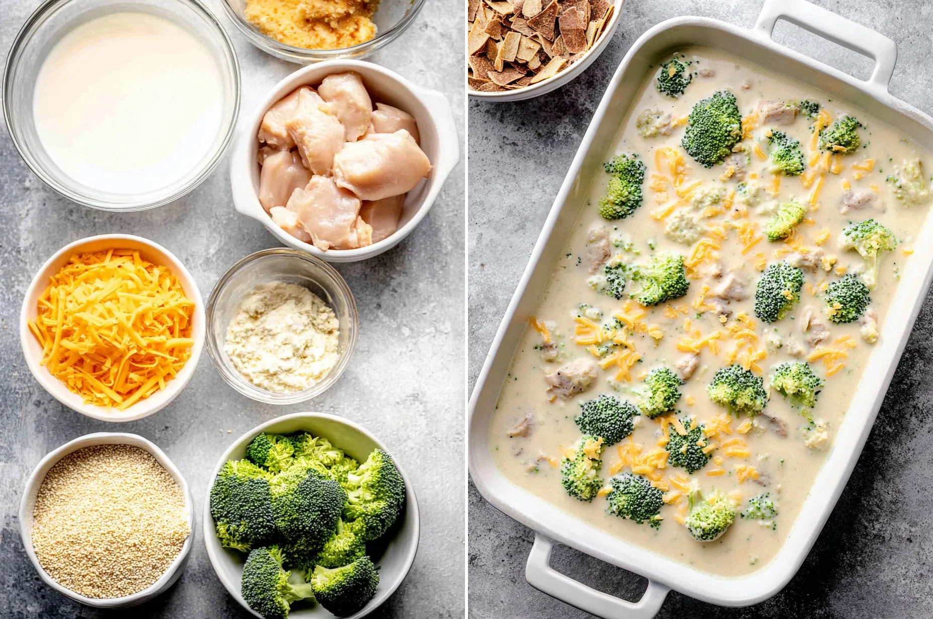 Cheesy Chicken Broccoli Rice Casserole (Freezer-Friendly)