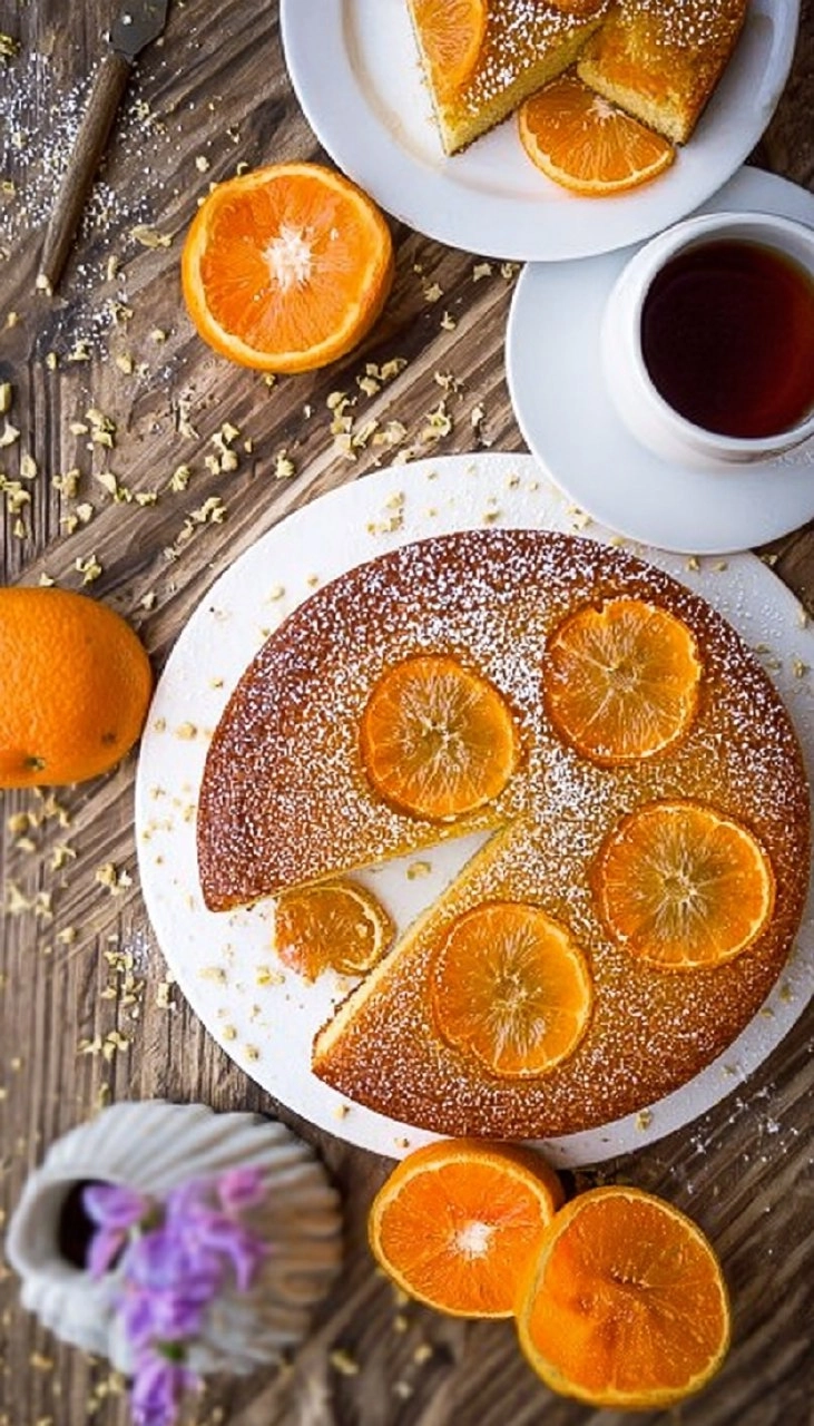 Clementine & Almond Flour Tea Cake (Naturally Gluten-Free)