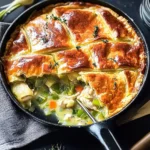 Cozy-Chicken-Pot-Pie-with-Leeks-Thyme-Skillet-Version-Recipe