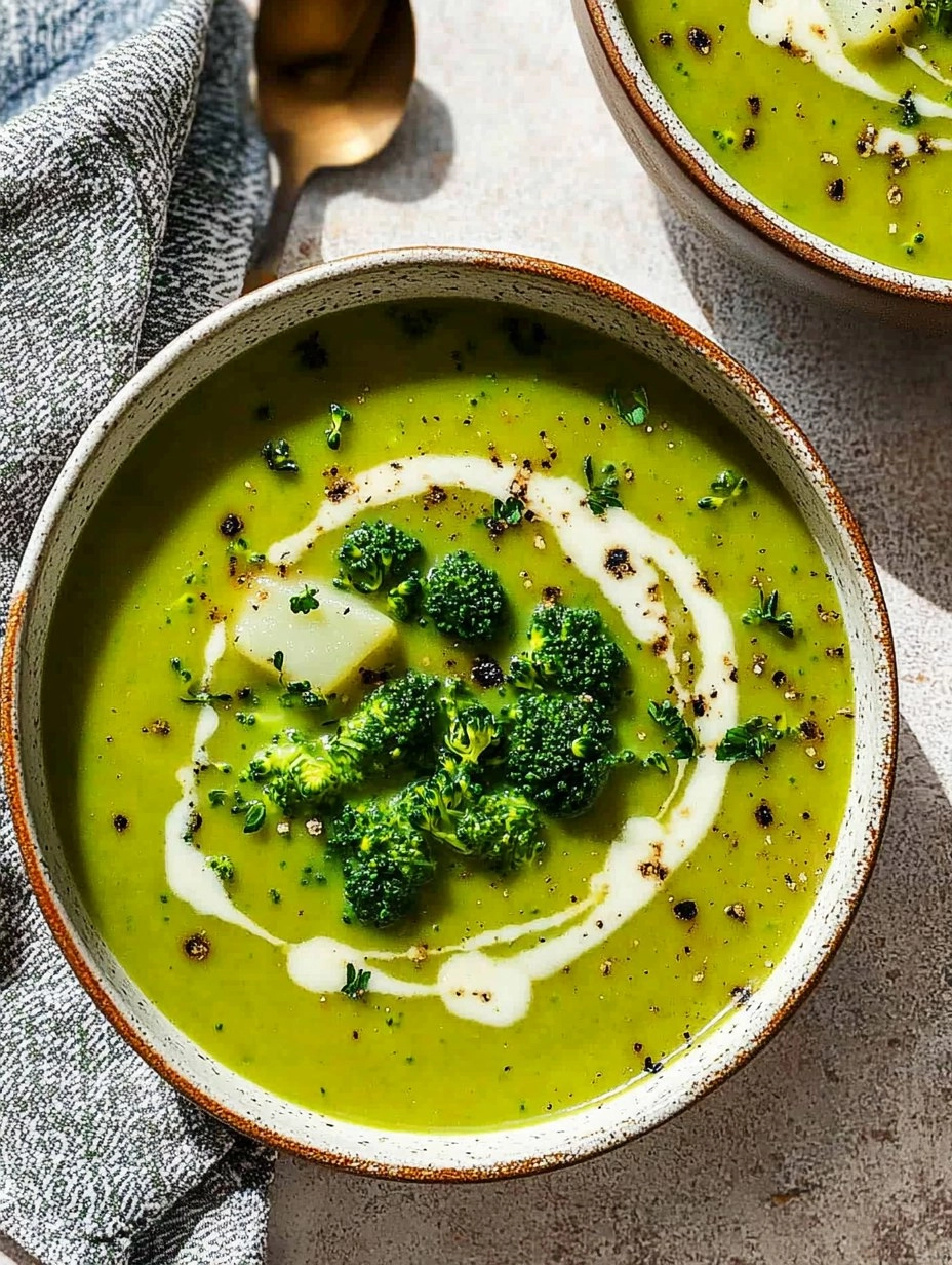 Creamy Broccoli, Leek & Potato Soup (Cozy 30-Minute Winter Bowl)