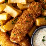 Crispy-Baked-Fish-Chips-with-Tartar-Sauce-Recipe