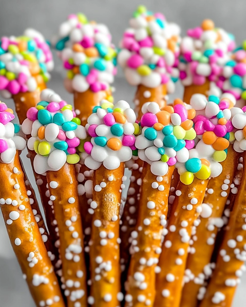 Dr. Seuss Truffula Tree Pretzel Rods to Delight Kids!