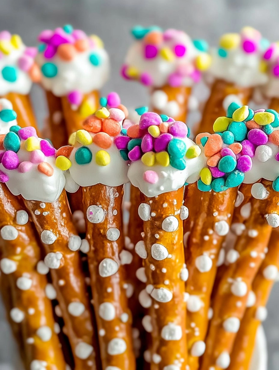 Dr. Seuss Truffula Tree Pretzel Rods to Delight Kids!
