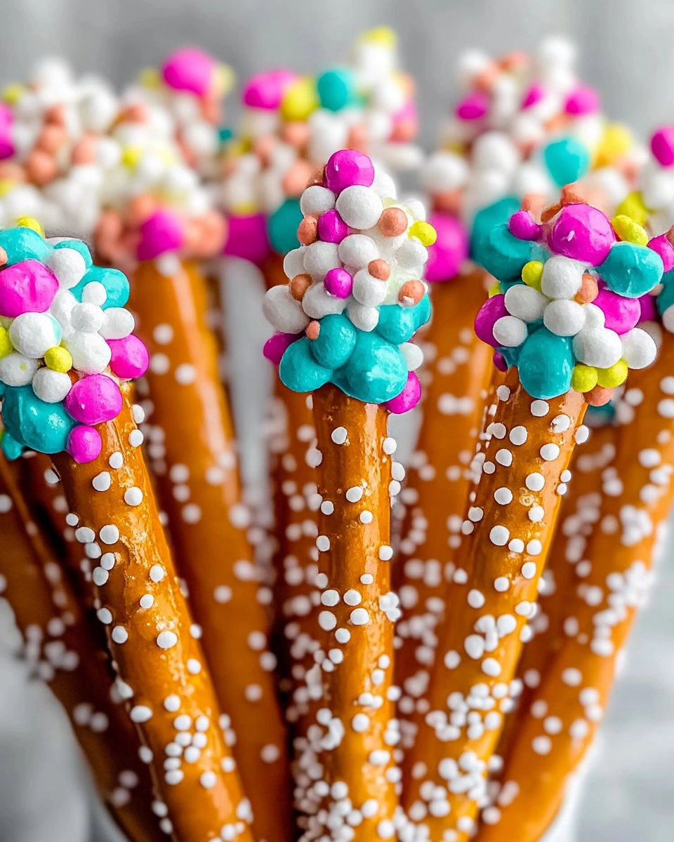 Dr. Seuss Truffula Tree Pretzel Rods to Delight Kids!