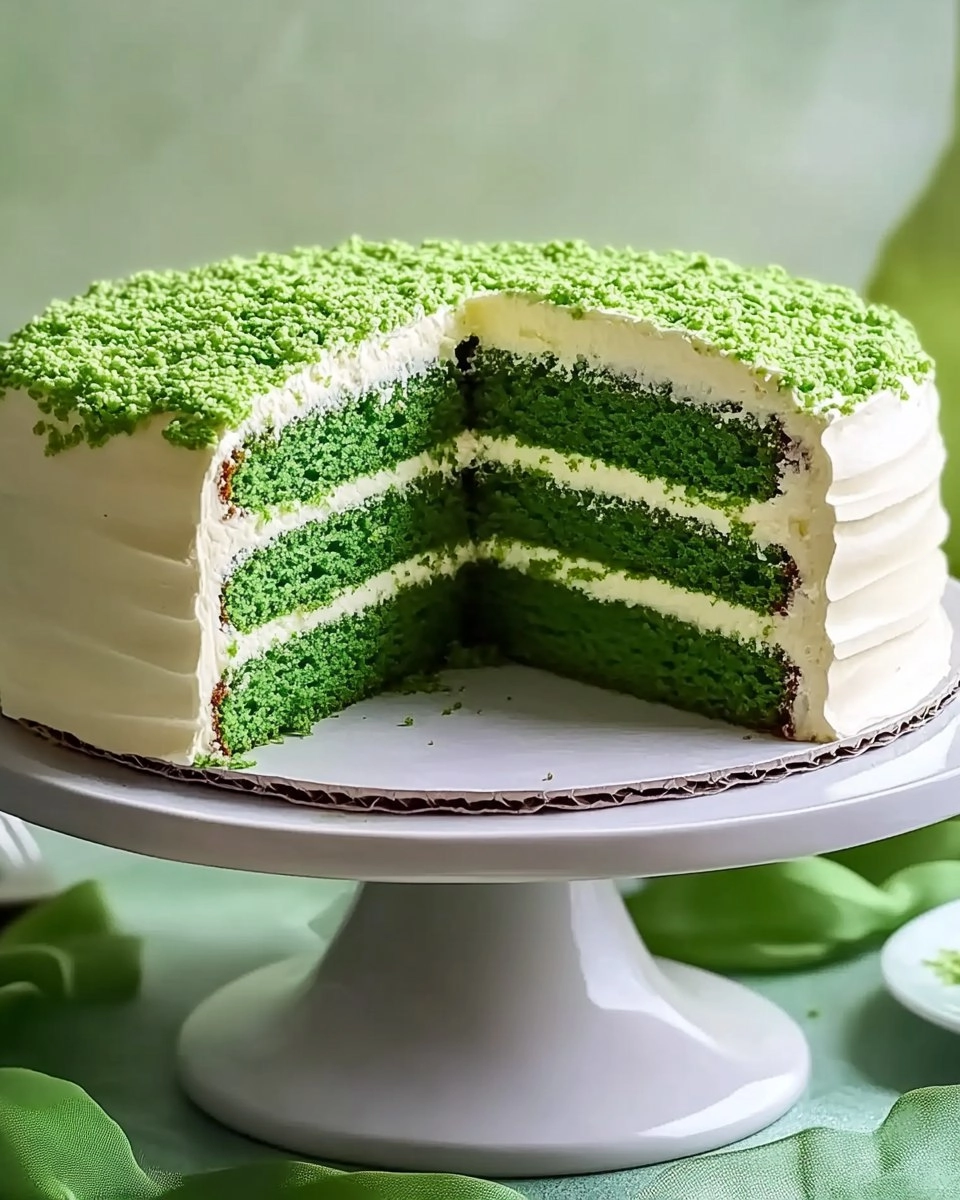 Green Velvet Cake