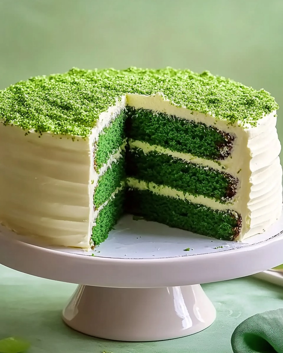 Green Velvet Cake