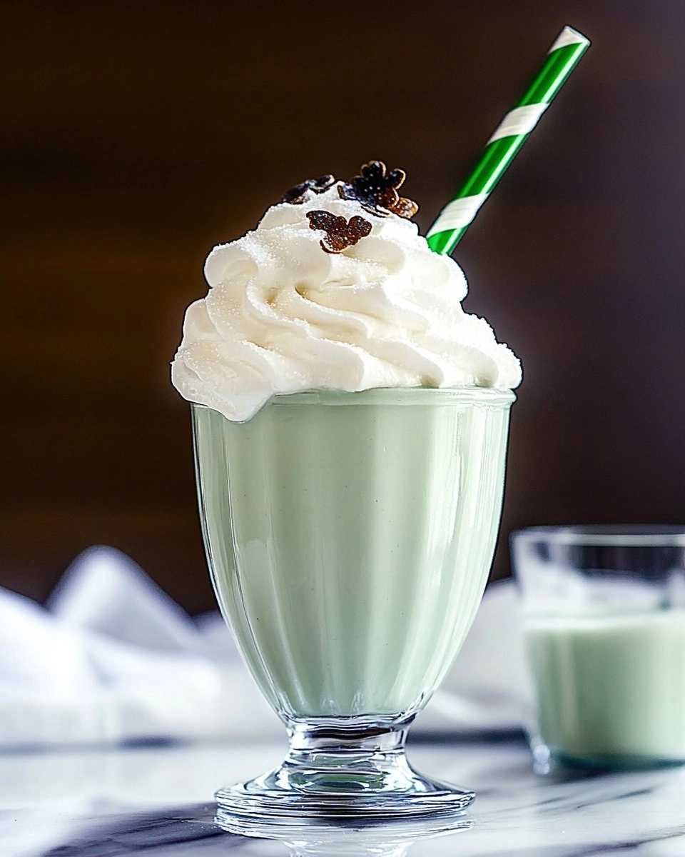Homemade Shamrock Shakes