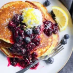 Lemon Ricotta Pancakes with Warm Berry Compote 103 Lemon-Ricotta-Pancakes-with-Warm-Berry-Compote-Recipe