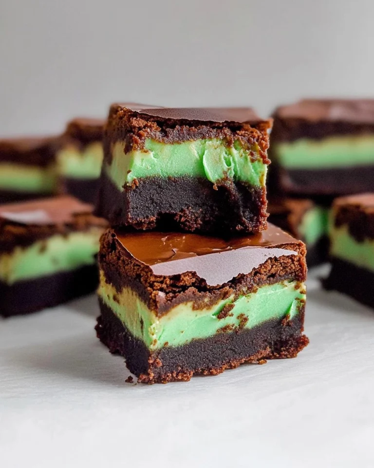 Mint-Chocolate-Brownies-Easy-St-Patricks-Day-Fudgy-Brownies-Recipe