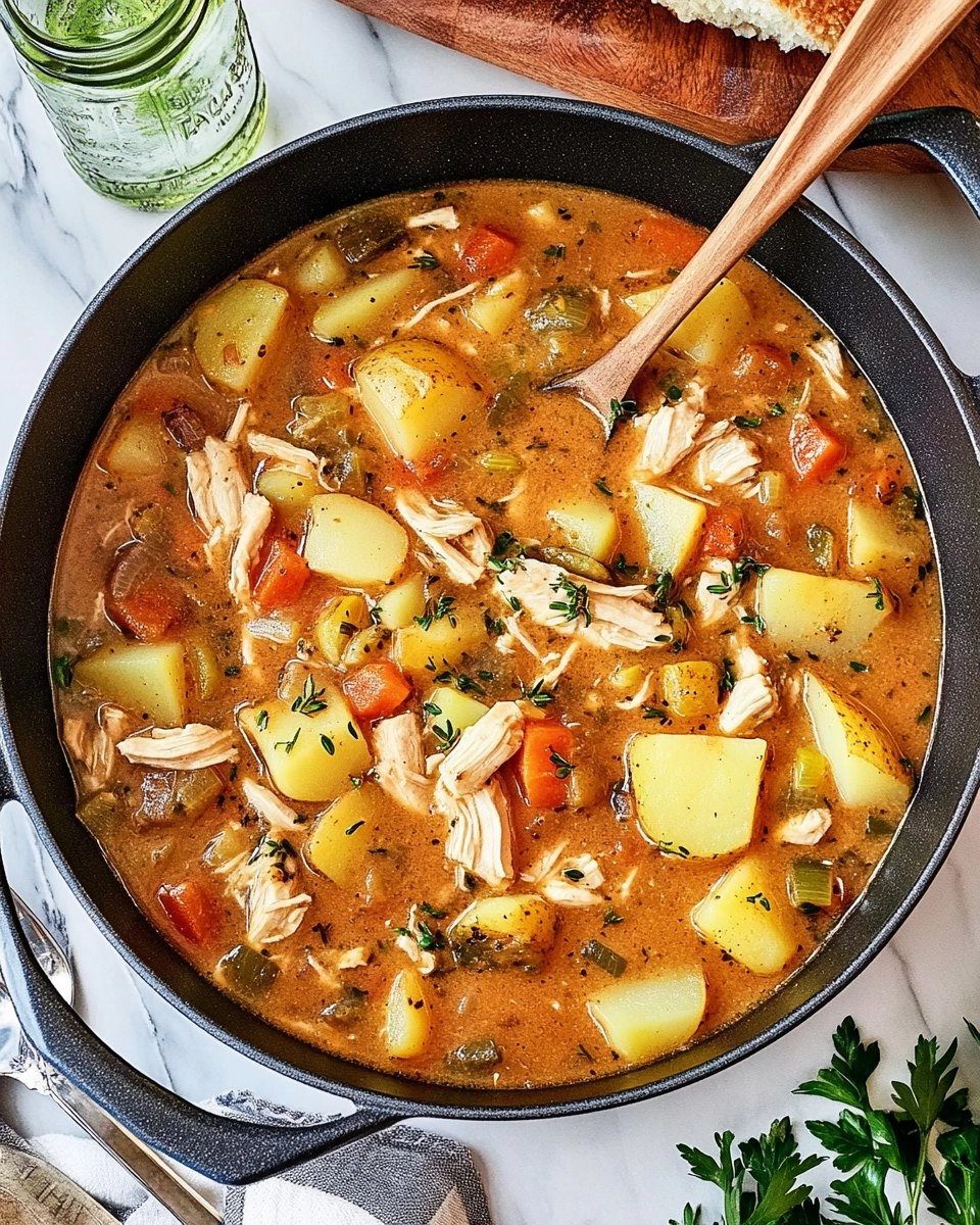 One-Pot Creamy Chicken & Potato Stew (Stovetop or Slow Cooker) 132 One-Pot Creamy Chicken & Potato Stew (Stovetop or Slow Cooker)