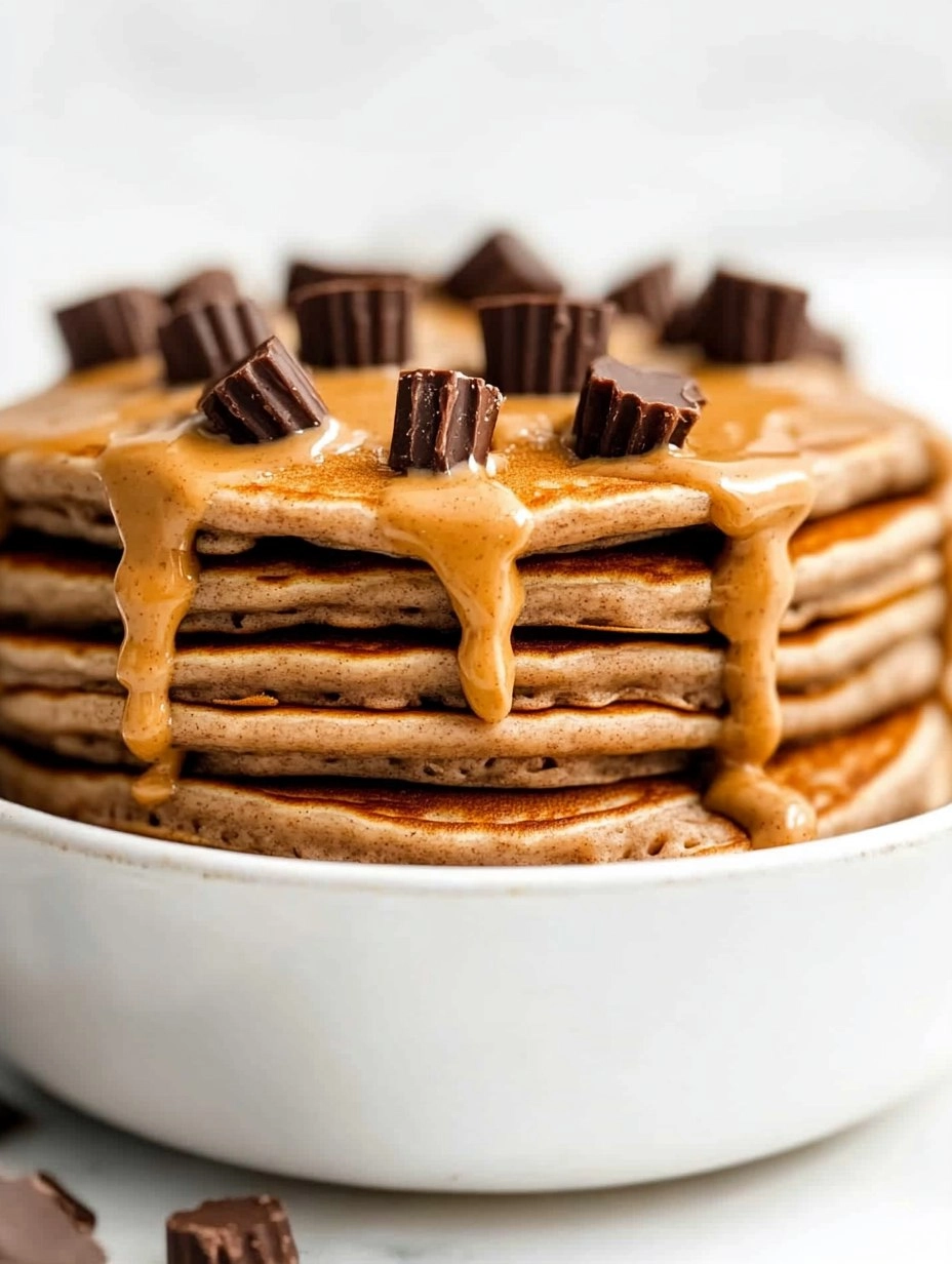 Peanut Butter Cup Protein Pancake Bowl 101 Peanut Butter Cup Protein Pancake Bowl