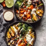 Quinoa Buddha Bowl | Healthy Grain Bowl with Roasted Veggies 128 Quinoa-Buddha-Bowl-Healthy-Grain-Bowl-with-Roasted-Veggies-Recipe