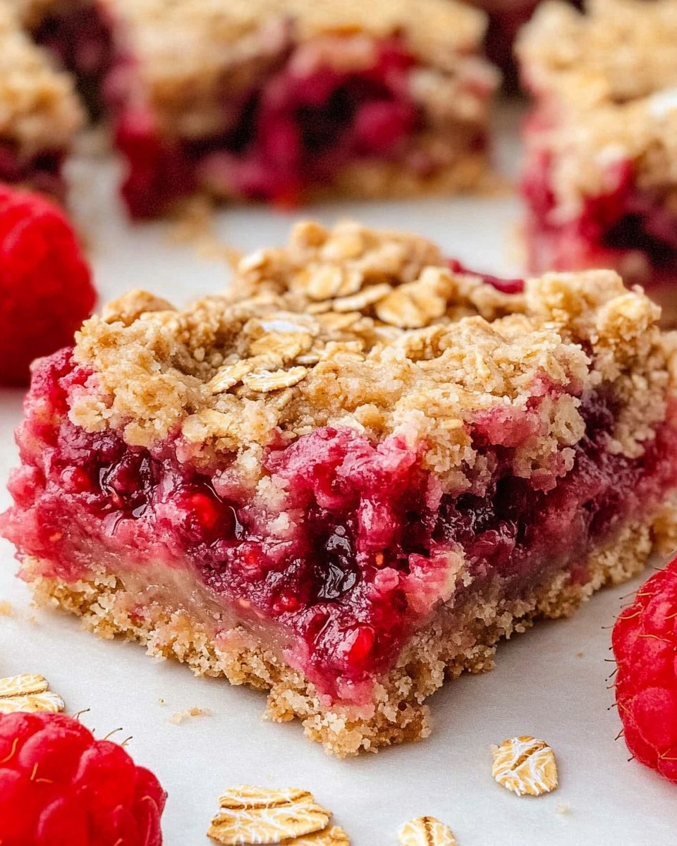 Raspberry Oat Bars 125 Raspberry Oat Bars