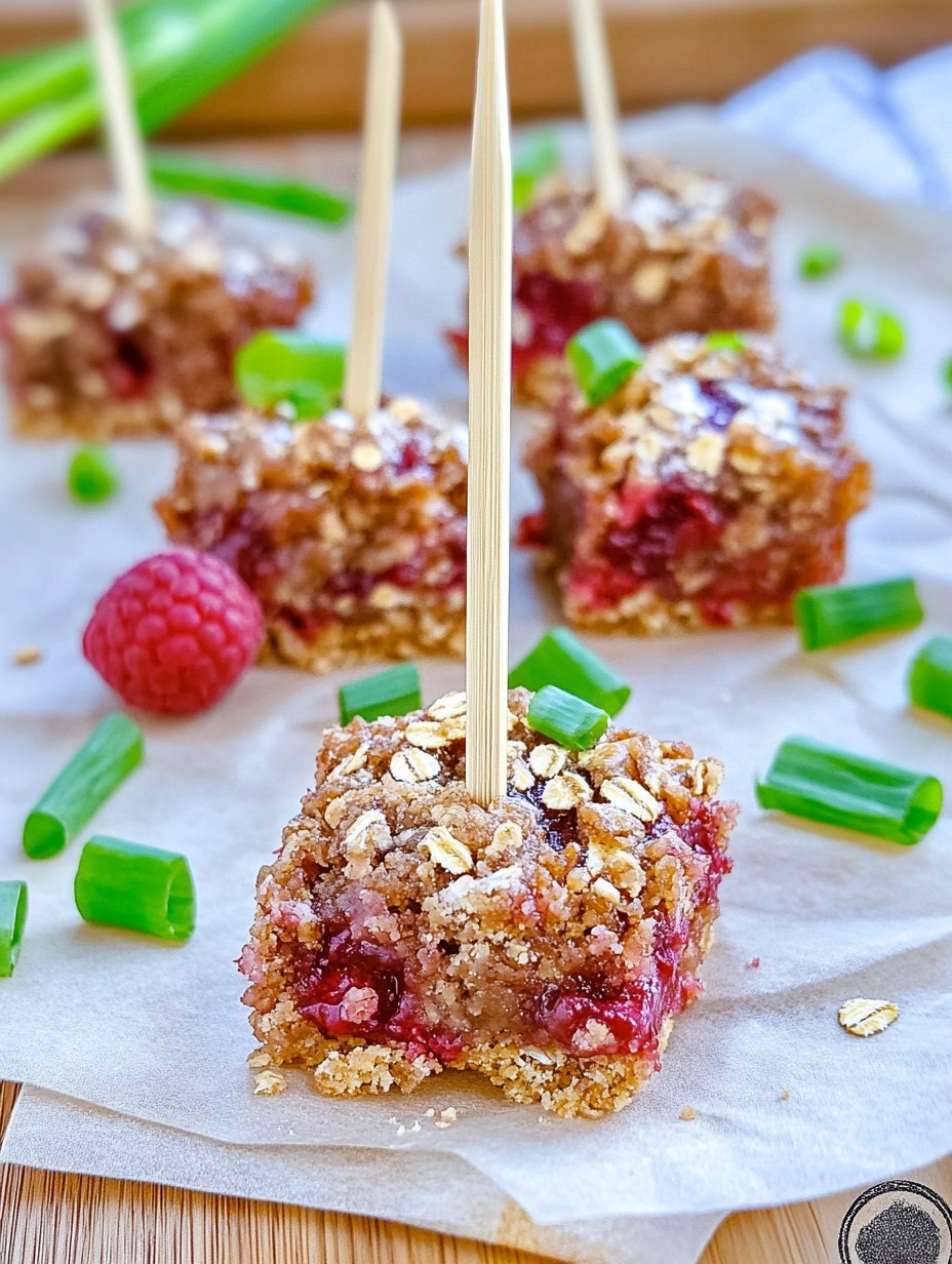 Raspberry Oat Bars 126 Raspberry Oat Bars