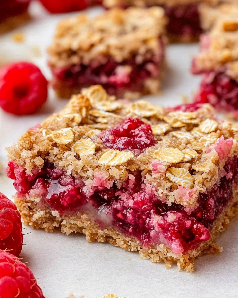 Raspberry Oat Bars 127 Raspberry Oat Bars