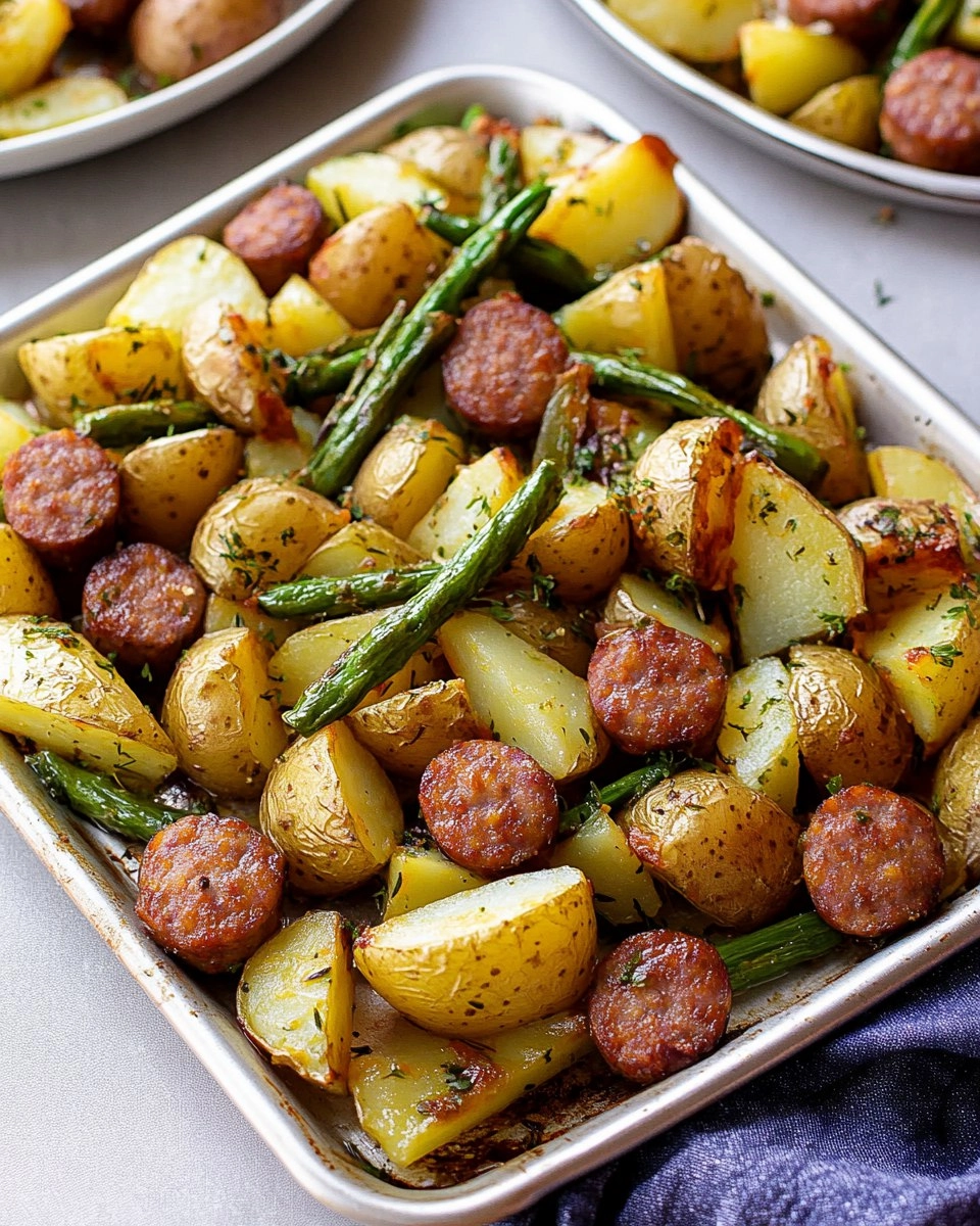 Sausage and Potato Sheet Pan Dinner | Easy One-Pan Meal