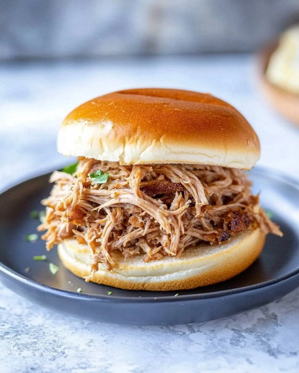 Slow Cooker Pulled Pork | Tender Shredded Pork Sandwiches