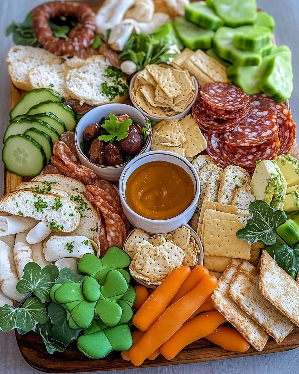 St Patrick's Day Charcuterie Board | Easy Snack Platter