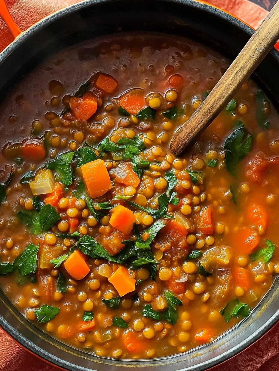 The Best Lentil Soup (Not Watery)