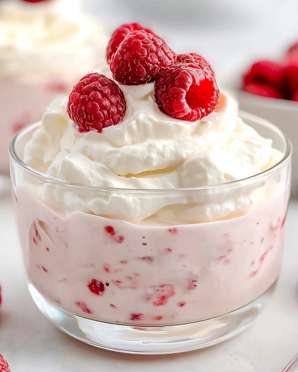 White Chocolate Raspberry Mousse