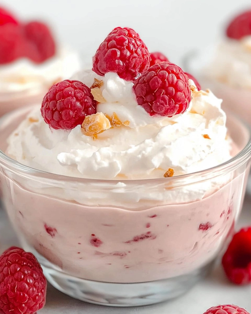 White Chocolate Raspberry Mousse