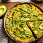 Asparagus-Frittata-with-Goat-Cheese-Sweet-Potatoes-Recipe