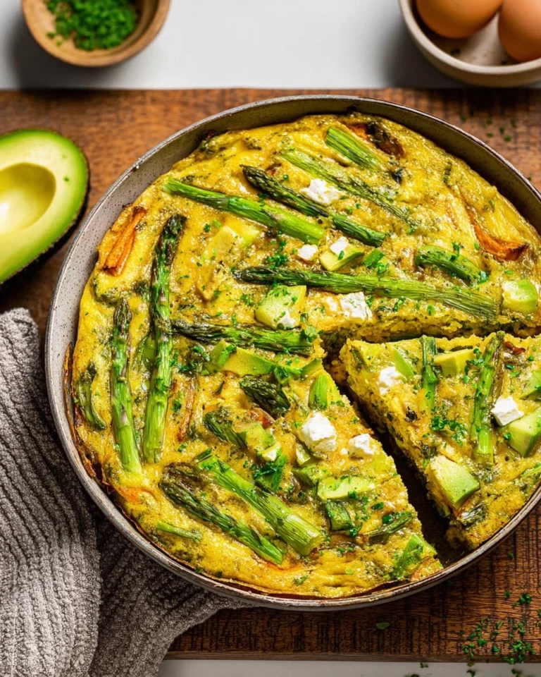 Asparagus-Frittata-with-Goat-Cheese-Sweet-Potatoes-Recipe