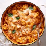 Baked-Cheese-Tortellini-in-Vodka-Sauce.-Recipe