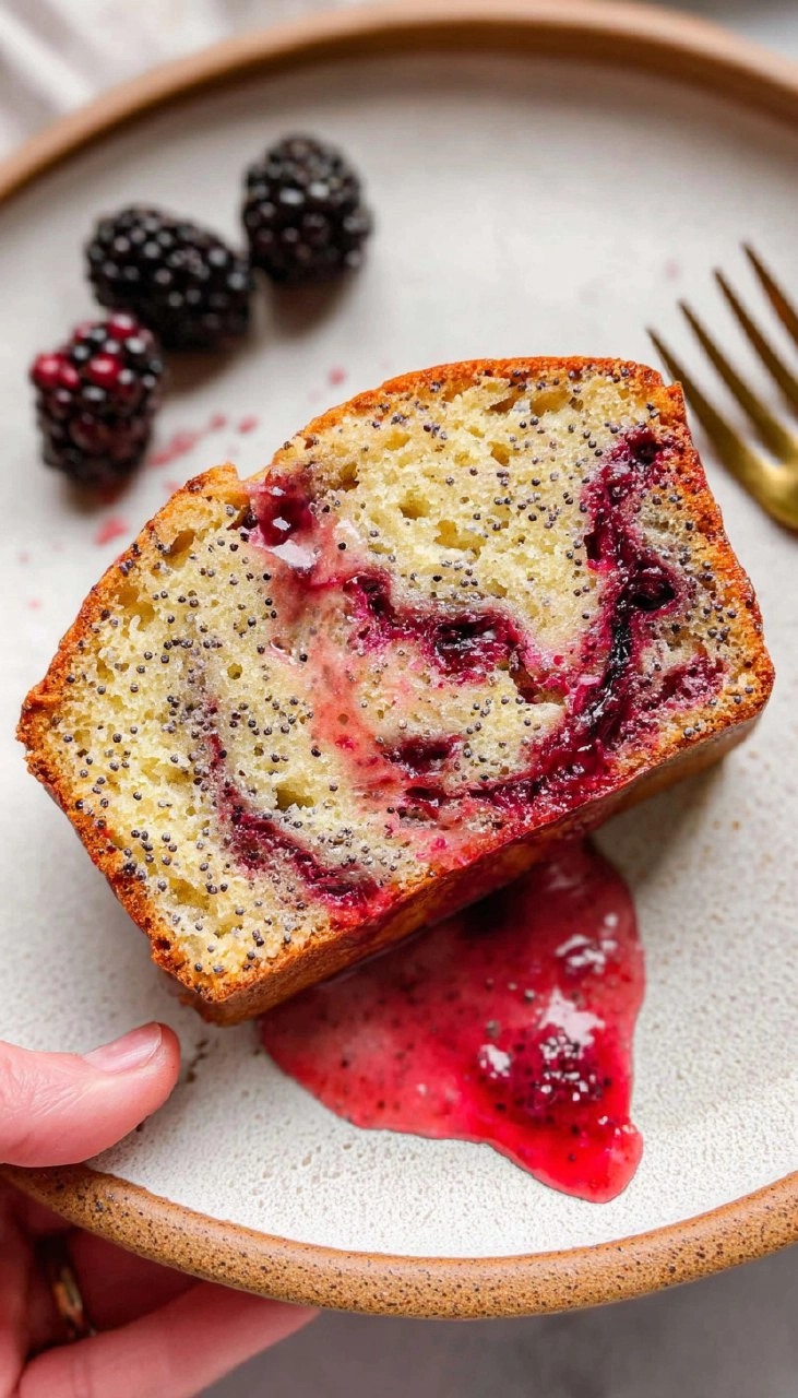 Blackberry Lemon Poppy Seed Loaf 137 Blackberry Lemon Poppy Seed Loaf