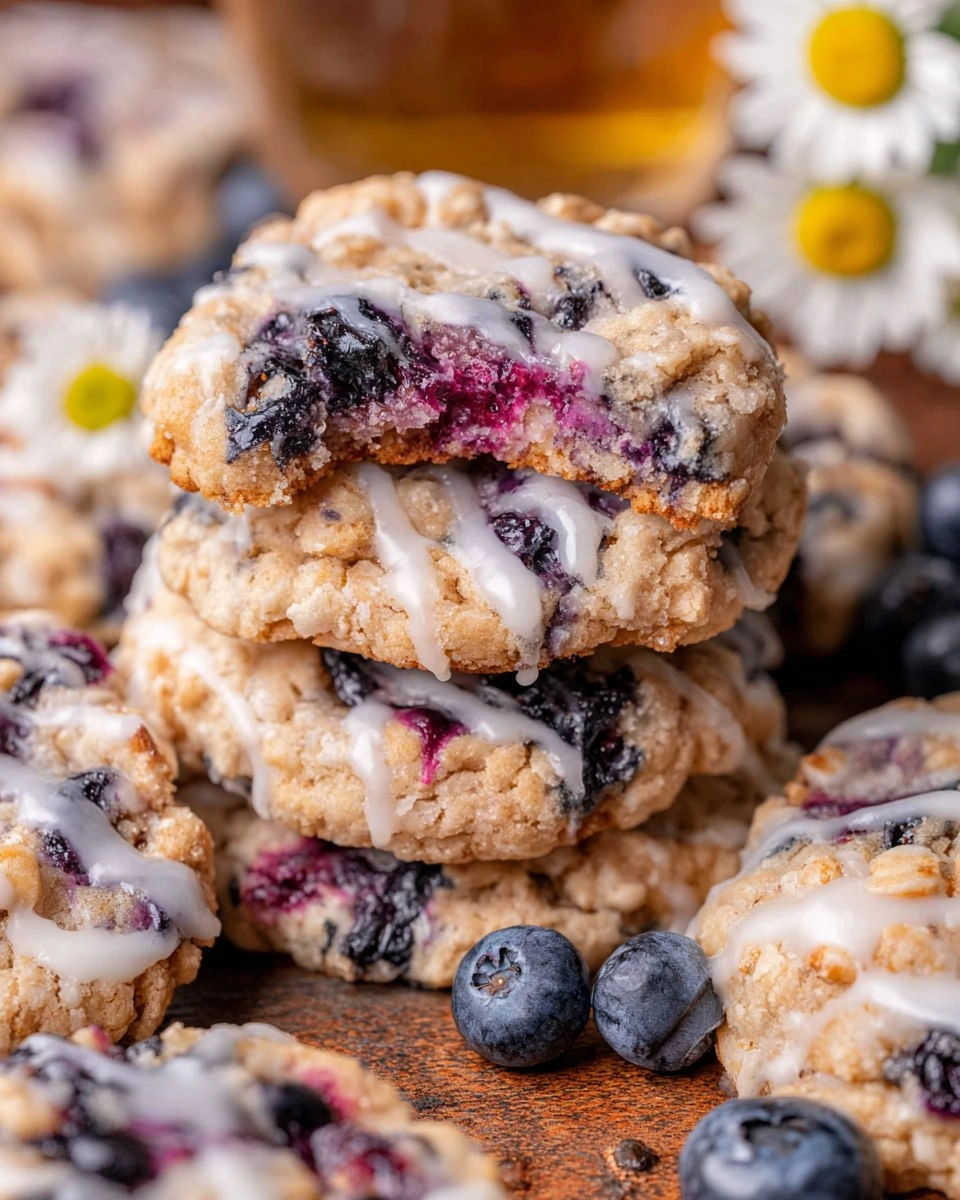 Blueberry Coffee Cake Cookies
