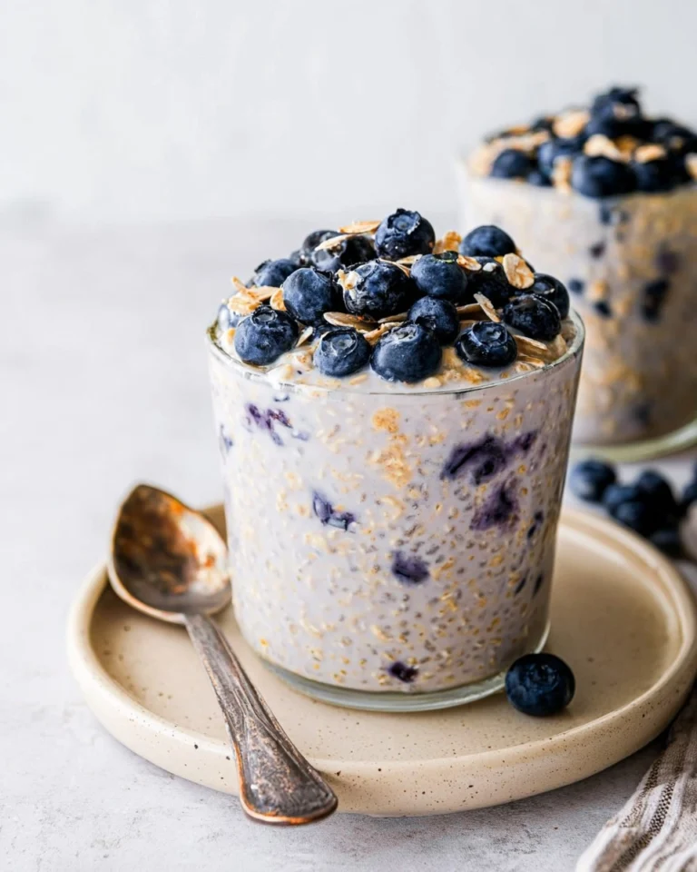 Blueberry-Overnight-Oats-5-Ingredient-Meal-Prep-Recipe