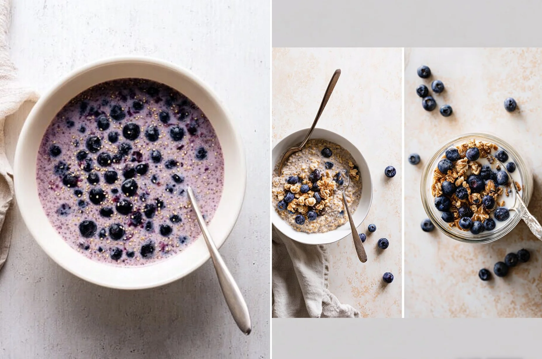 Blueberry Overnight Oats (5-Ingredient, Meal-Prep)