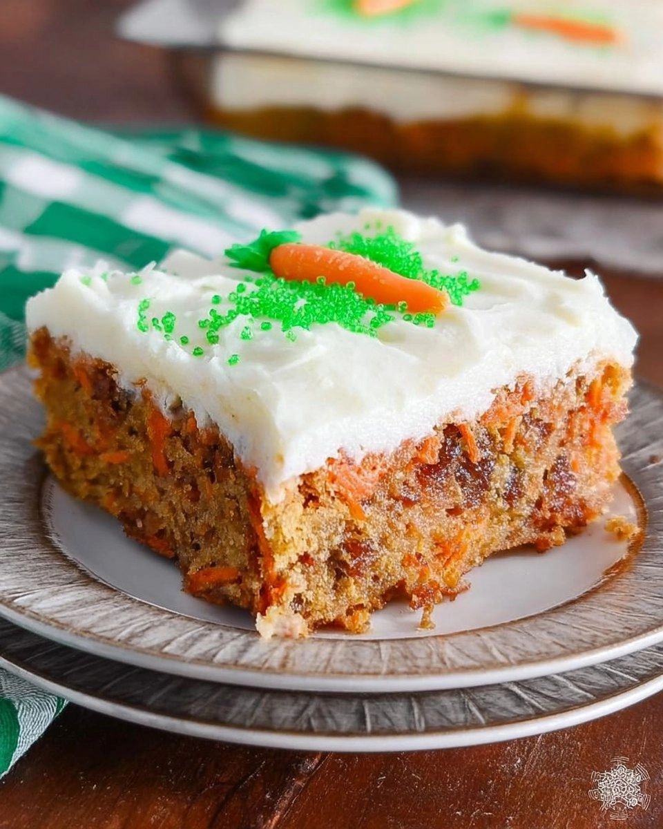 Carrot Cake Bars with Cream Cheese Frosting