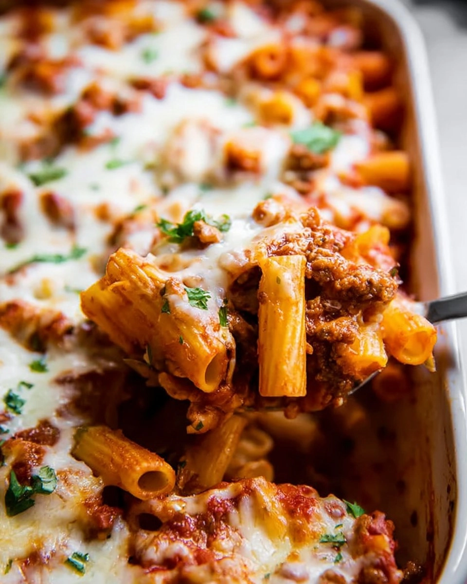 Cheesy Baked Ziti | Easy Weeknight Pasta Bake with Ricotta & Mozzarella